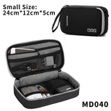 Travel - essential Cable Organizer Bag: A Compact Storage Solution for Charging Cords, Chargers, and Accessories.