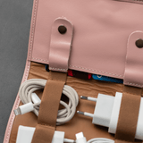 Leather Tech Organizer - Splurge in Pink!