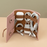 Leather Tech Organizer - Splurge in Pink!