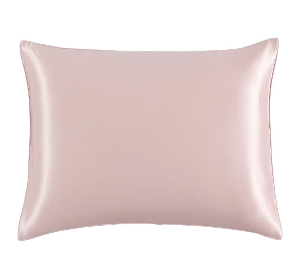 Charmeuse Mulberry Silk Pillowcase with Classic Piping