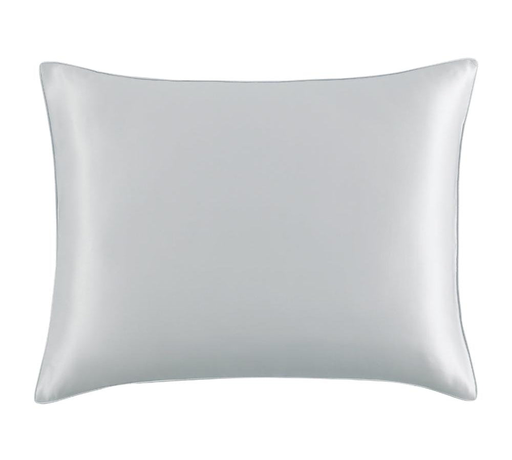 Charmeuse Mulberry Silk Pillowcase with Classic Piping