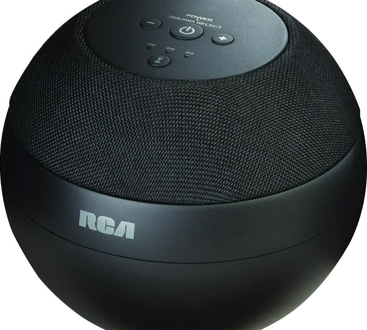 RCA White Noise Machine Sound Soother with 10 Pre-Loaded Sounds