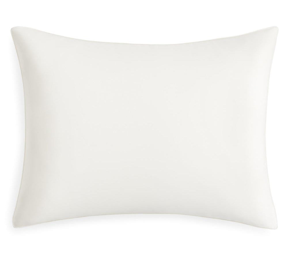 Charmeuse Mulberry Silk Pillowcase with Classic Piping